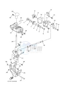 YFM450FWA YFM450DF GRIZZLY 450 IRS (1CUR) drawing SHIFT SHAFT