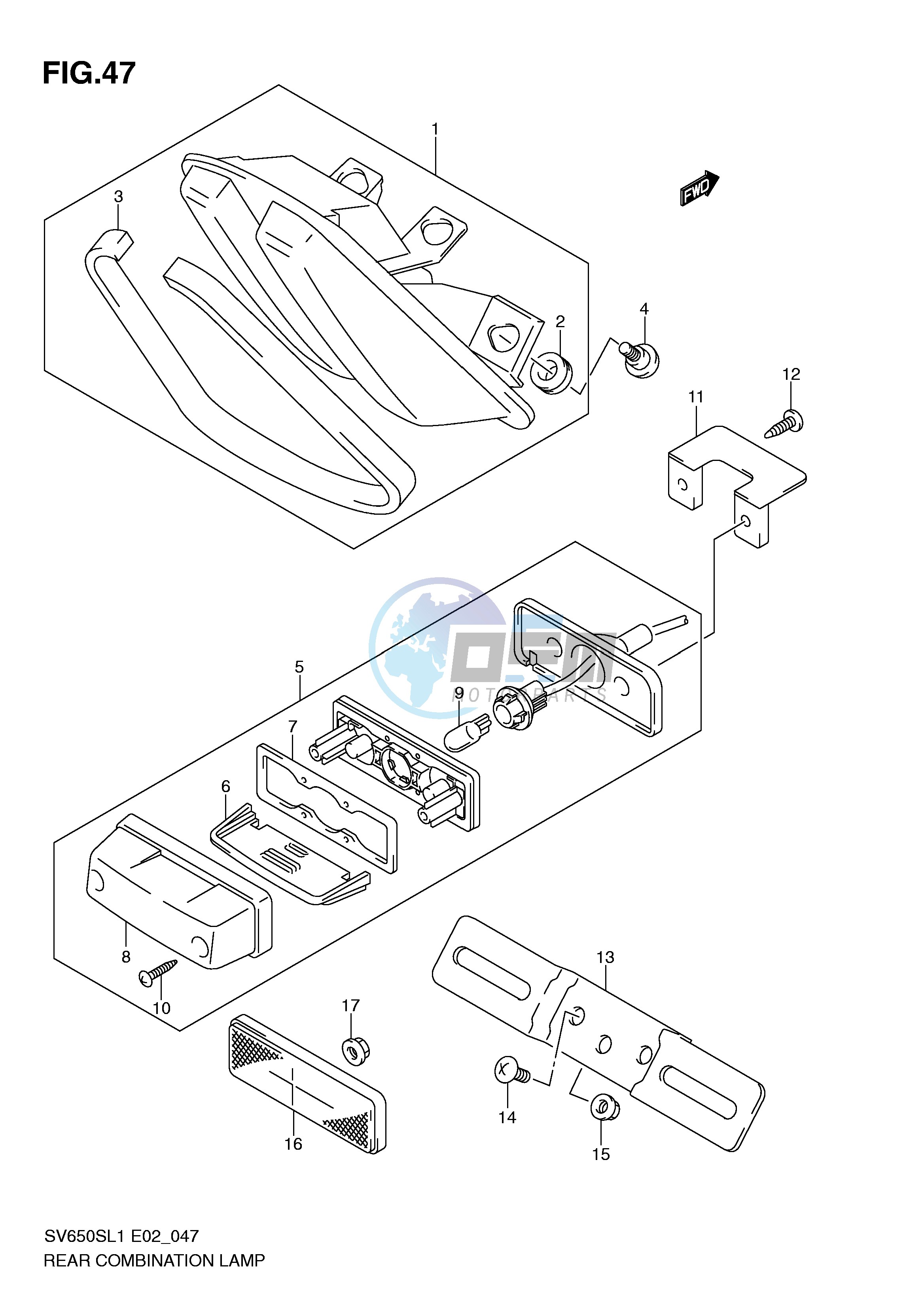 REAR COMBINATION LAMP