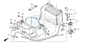 VF750C2 drawing BATTERY