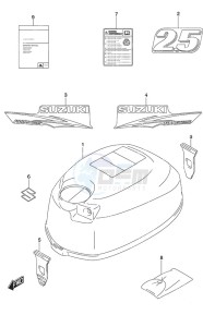 DF 2.5 drawing Engine Cover