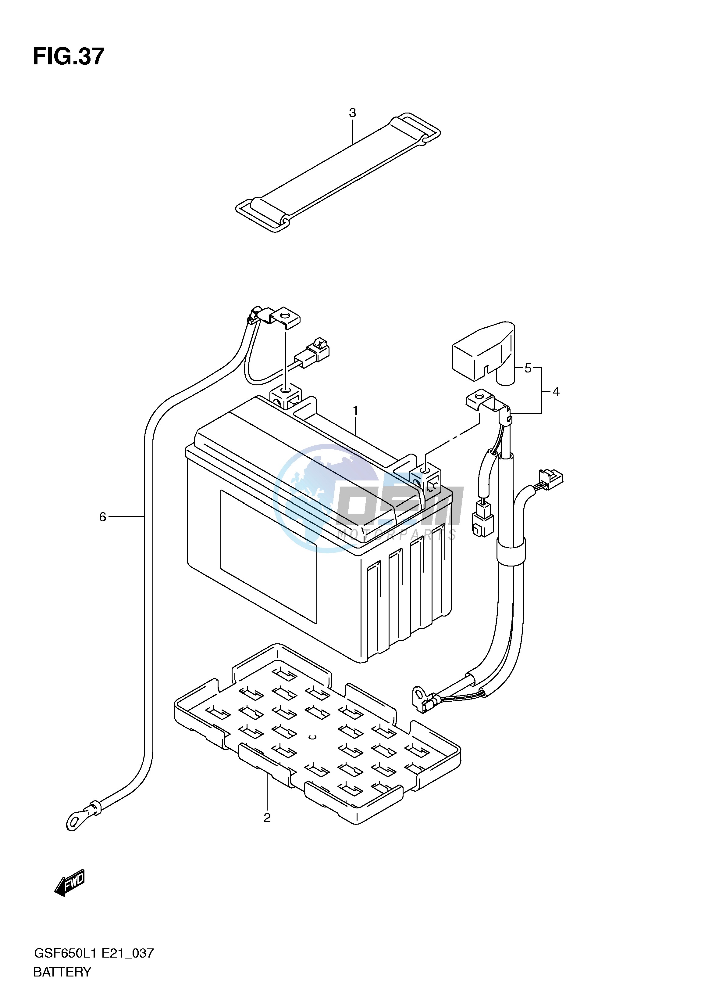 BATTERY (GSF650UAL1 E21)