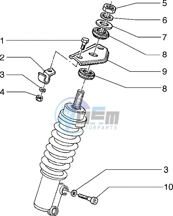 Front shock absorber