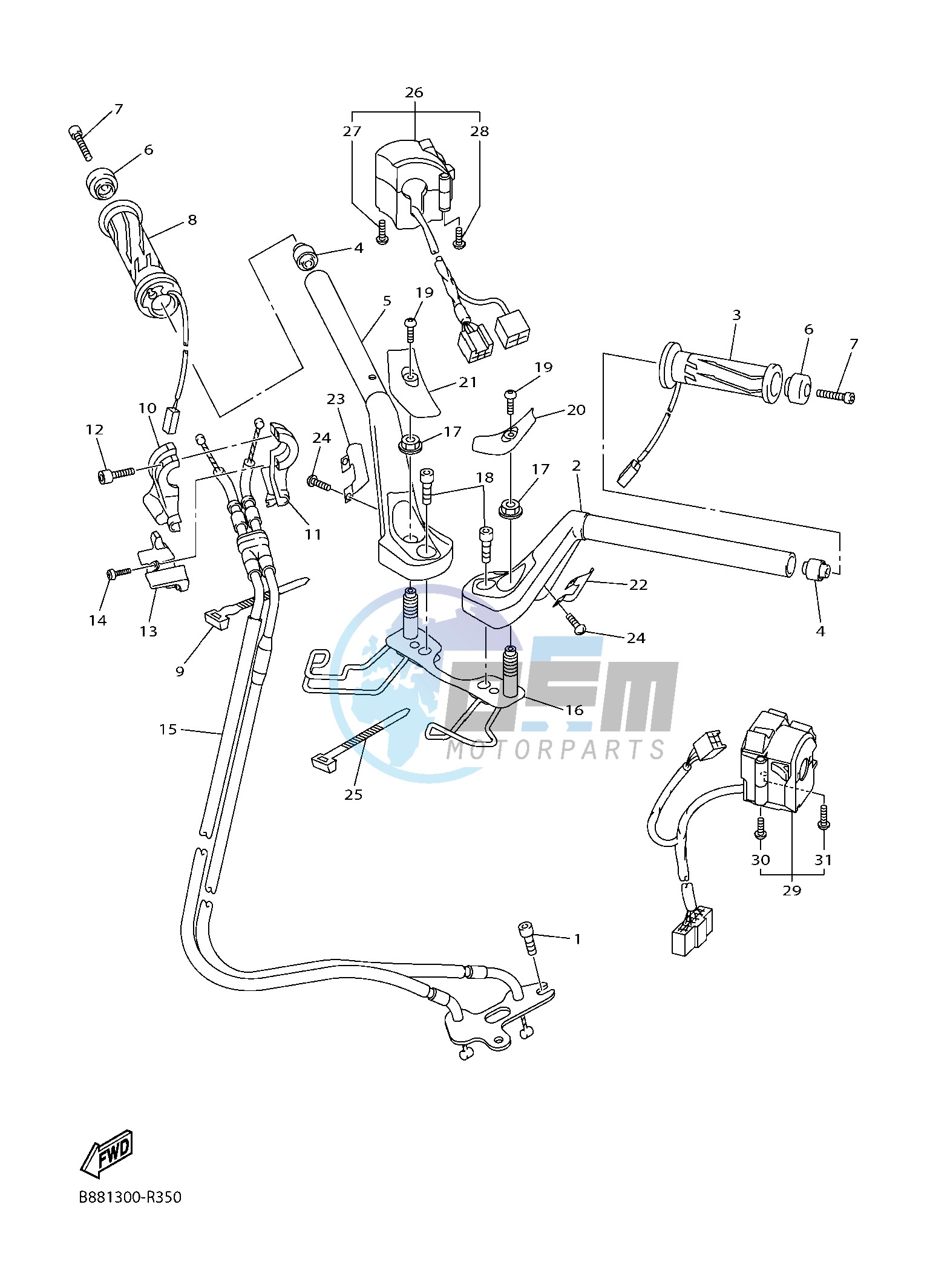 STEERING HANDLE & CABLE