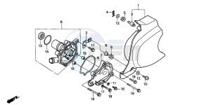 NV600C 400 drawing WATER PUMP