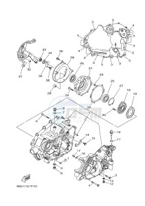 YFM450FWBD YFM45KPXJ KODIAK 450 EPS (BB53) drawing CRANKCASE