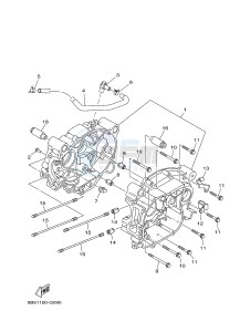 TT-R110E (B512 B513 B514 B514) drawing CRANKCASE