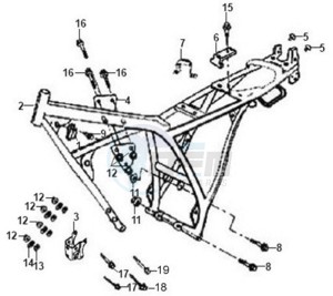 XS-125-K drawing FRAME