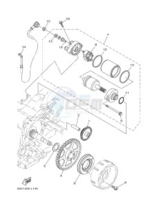 XP500 T-MAX 530 (59C8) drawing STARTER