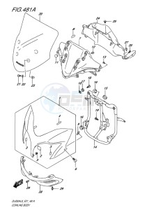 DL650 ABS V-STROM EU drawing COWLING BODY