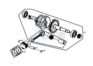 SYMPHONY SR 50 (L8) EU drawing CRANKSHAFT