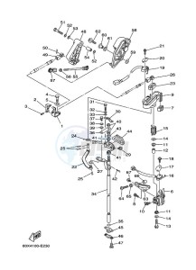 LZ250D drawing THROTTLE-CONTROL