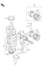 DF 115A drawing Crankshaft