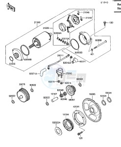 KL 650 A [KLR650] (A1-A5) [KLR650] drawing STARTER MOTOR