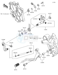 NINJA 650 EX650KJF XX (EU ME A(FRICA) drawing Gear Change Mechanism