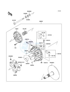 MULE 4010 DIESEL 4x4 KAF950FBF EU drawing Drive Converter