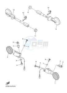 XVS1300CU XVS1300 CUSTOM XVS1300 CUSTOM (2SS4) drawing FLASHER LIGHT