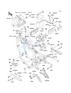 EN 500 C [VULCAN 500 LTD] (C10) C10 drawing FRAME FITTINGS