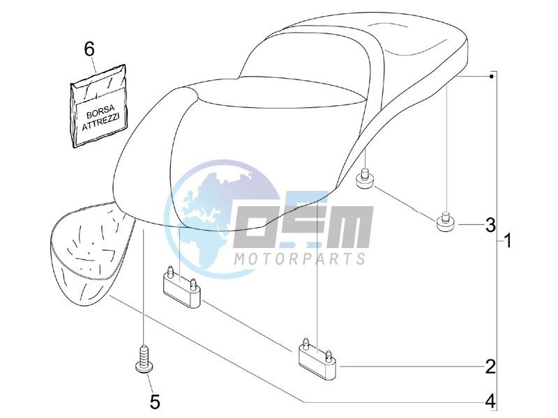 Saddle seats - Tool roll