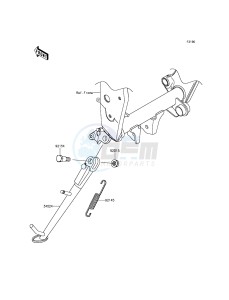 Z800 ABS ZR800DDS UF (UK FA) XX (EU ME A(FRICA) drawing Stand(s)