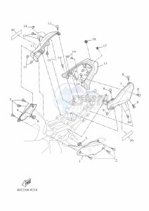 TRACER 7 35KW MTT690-U (B5T2) drawing SIDE COVER