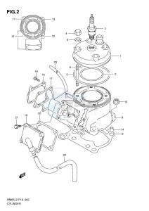 RM85 (P19) drawing CYLINDER