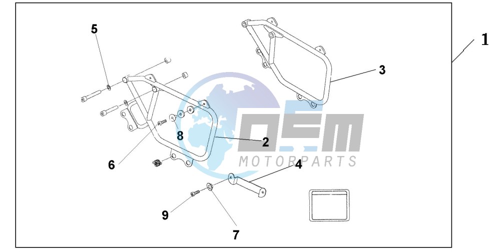 SADDLEBAG MOUNTING BRACKETS