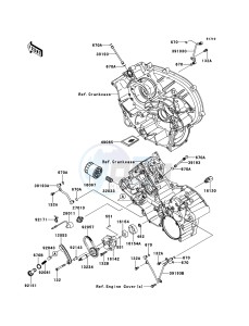 KVF750_4X4_EPS KVF750HDF EU drawing Oil Pump