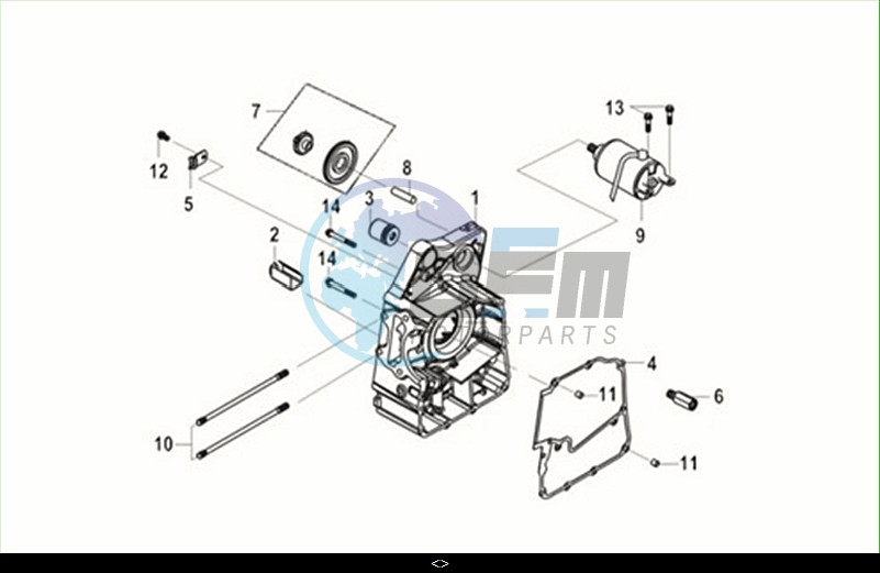 R. CRANK CASE