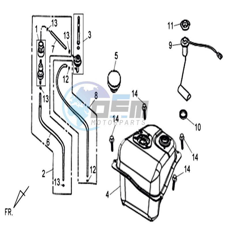 FUEL TANK - FUEL CUT