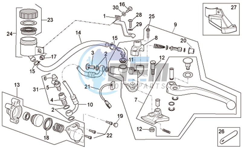 Clutch pump