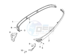 S 125 4T E3 drawing Side cover - Spoiler