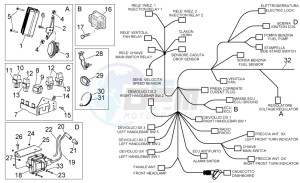 Scarabeo 400-492-500 Light drawing Electrical system I