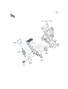 NINJA ZX-10R ABS ZX1000KFF FR XX (EU ME A(FRICA) drawing Brake Pedal