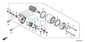 VFR1200XF CrossTourer - VFR1200X 2ED - (2ED) drawing STARTING MOTOR