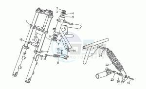 850 T5 Polizia Polizia drawing Front/rear shock absorber