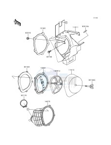 KX 125 K [KX125] (K2) [KX125] drawing AIR CLEANER