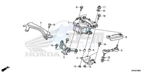 CBR1000RRF Fireblade - CBR1000RR 2ED - (2ED) drawing STEERING DAMPER