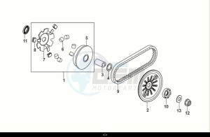 ORBIT III 50 (XE05W2-EU) (E5) (M1) drawing MOVABLE DRIVE FACE ASSY