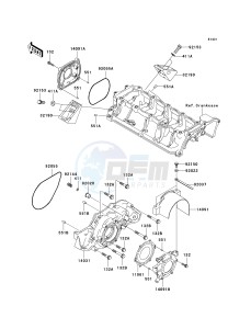 JT 1200 D [STX-12F] (D6F-D7F) D6F drawing ENGINE COVER-- S- --- D6F- -