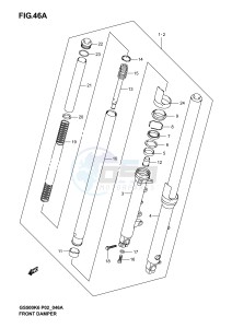 GS500 (P19) drawing FRONT DAMPER (MODEL K4 K5 K6)