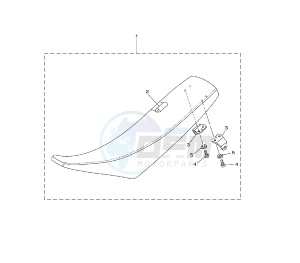 YZ LC 125 drawing SEAT