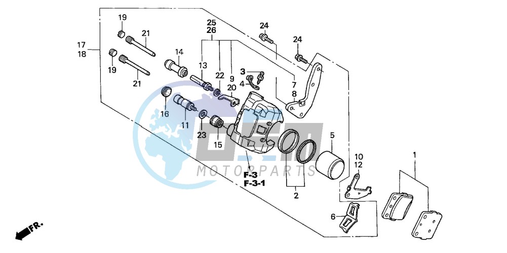 FRONT BRAKE CALIPER