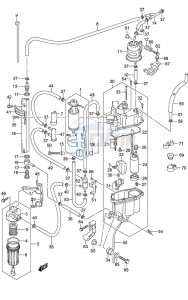 DF 200 drawing Fuel Pump/Fuel Vapor Separator