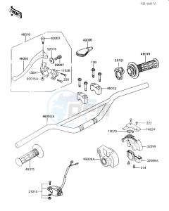 KX 80 L N [KX80] (L2-N3) [KX80] drawing HANDLEBAR