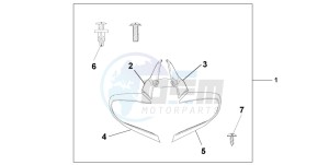 ST1300 drawing MIRROR DEFLECTOR