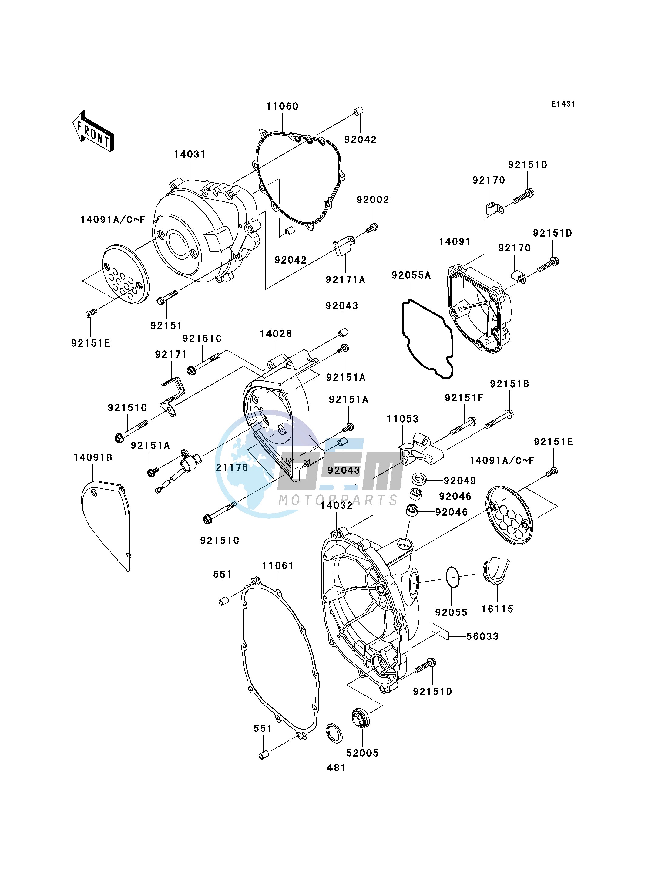 ENGINE COVER-- S- -