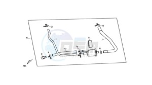 MAXSYM 400 EFI drawing CHAMBER