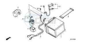 CBR1000RR9 Europe Direct - (ED / TRI) drawing BATTERY (CBR1000RR)