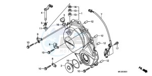 CBR600RR9 Europe Direct - (ED / SPC) drawing RIGHT CRANKCASE COVER (CBR600RR9,A/RA9,A)