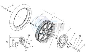 SX 50 LIMITED EDITION (EMEA) drawing Front wheel II